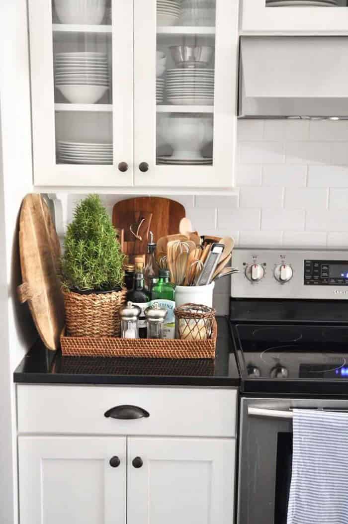 Countertop Basket Kitchen Organization