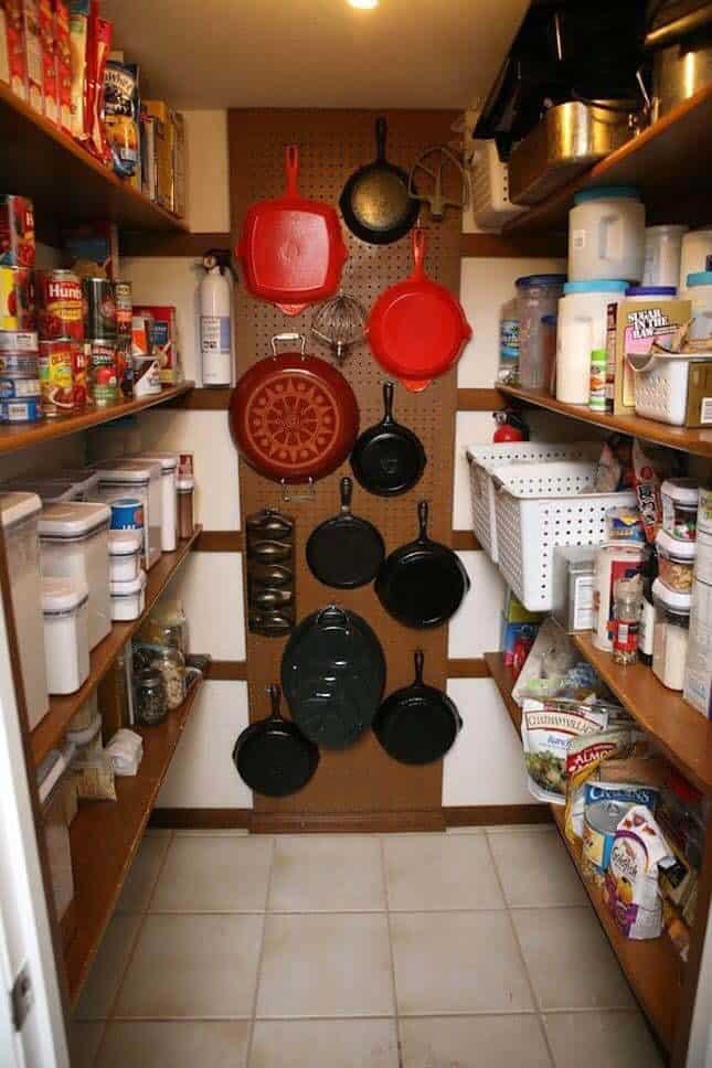 Organize Your Kitchen Pots and Pans with Pegboard