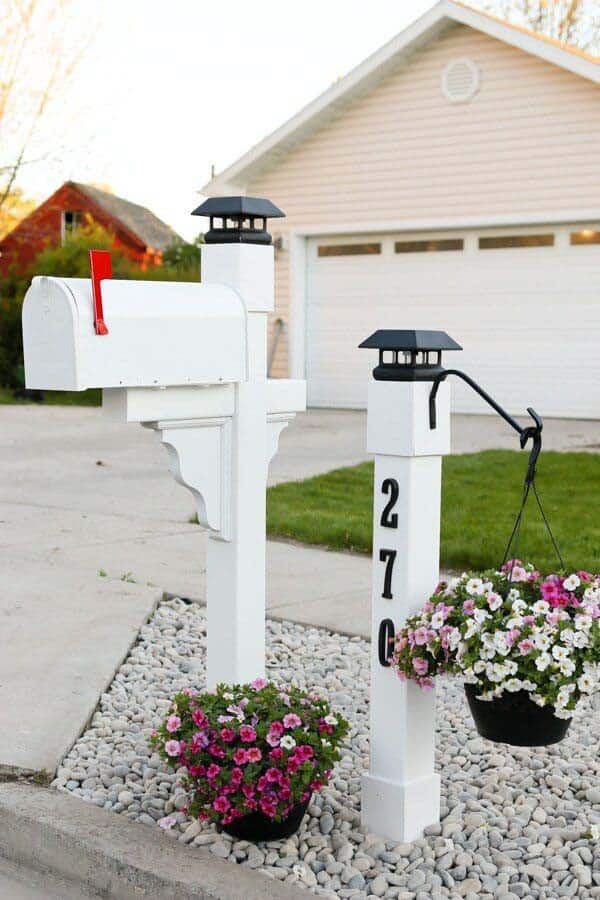 Plain Posts Improved With Lights and Hardware