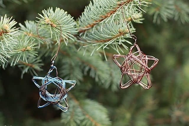 Craft Colorful Rustic Stars using Wires