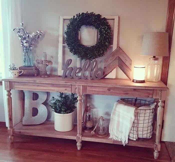 Cottage Chic Wreath Accent