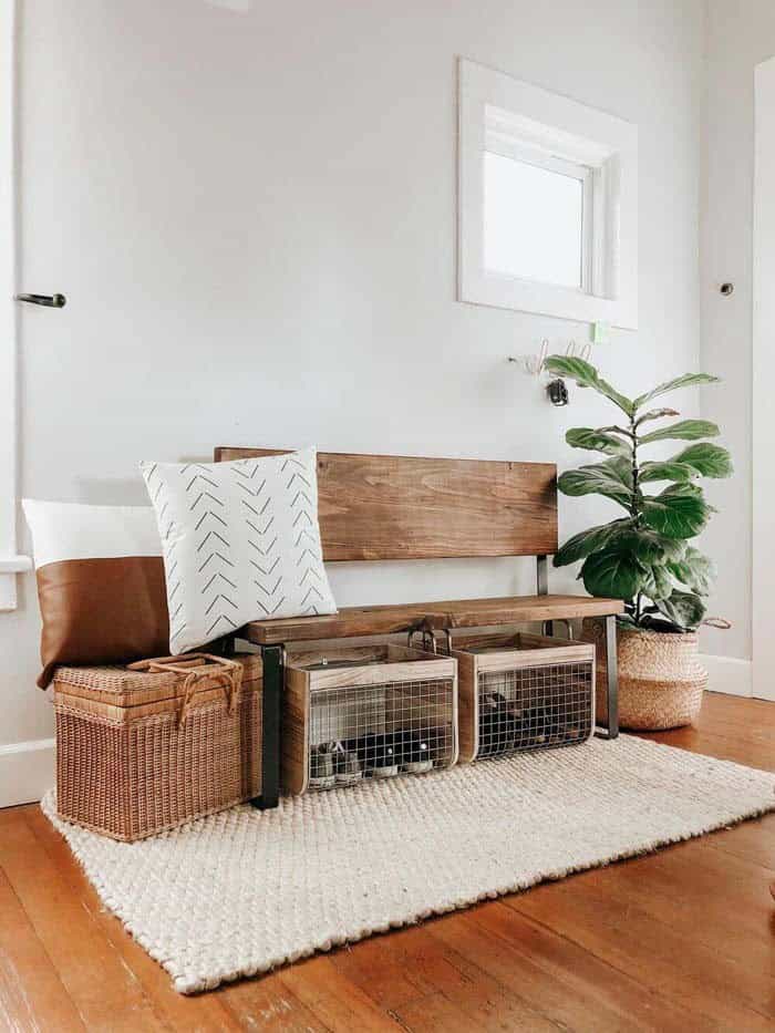 Wired Storage Baskets Hide Shoes