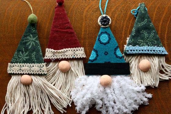 Felt And Yarn Gnome Family