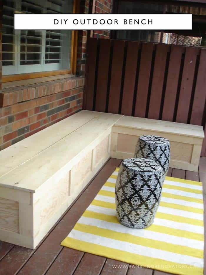 Corner Storage Bench Seating