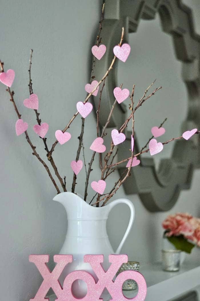 Make a Rustic Valentine’s Day Tree with Branches