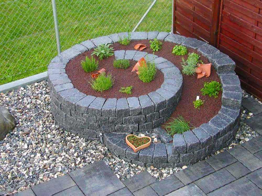 Spiraled Herb Garden