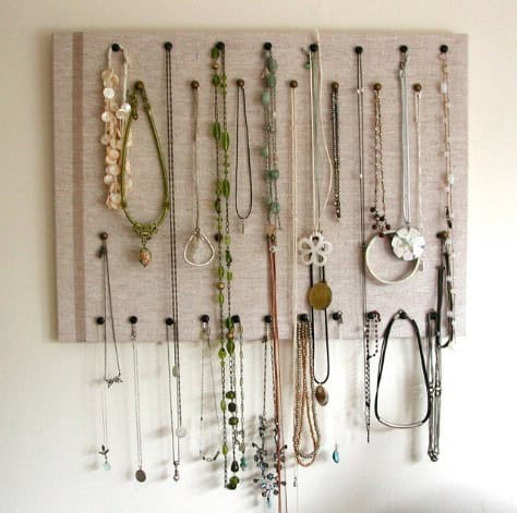 Transform a Cork Board into a DIY Jewelry Organizer