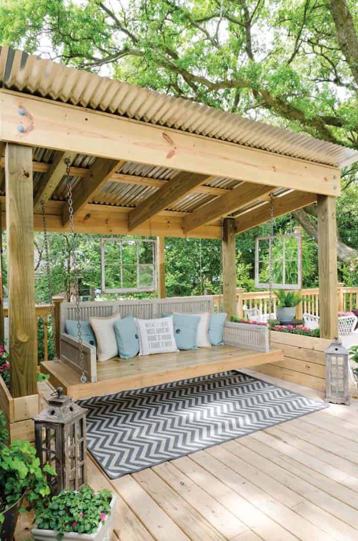 Enjoy Soothing Swinging Moments on Your Patio Swing