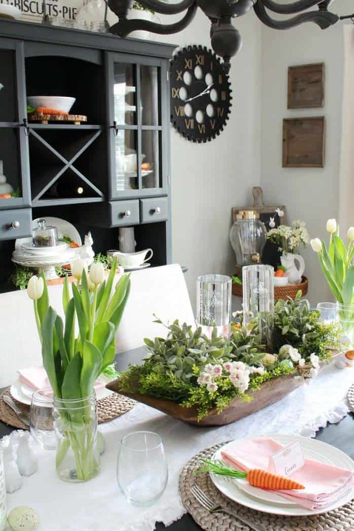 Craft a Rustic Floral and Moss Candle Centerpiece