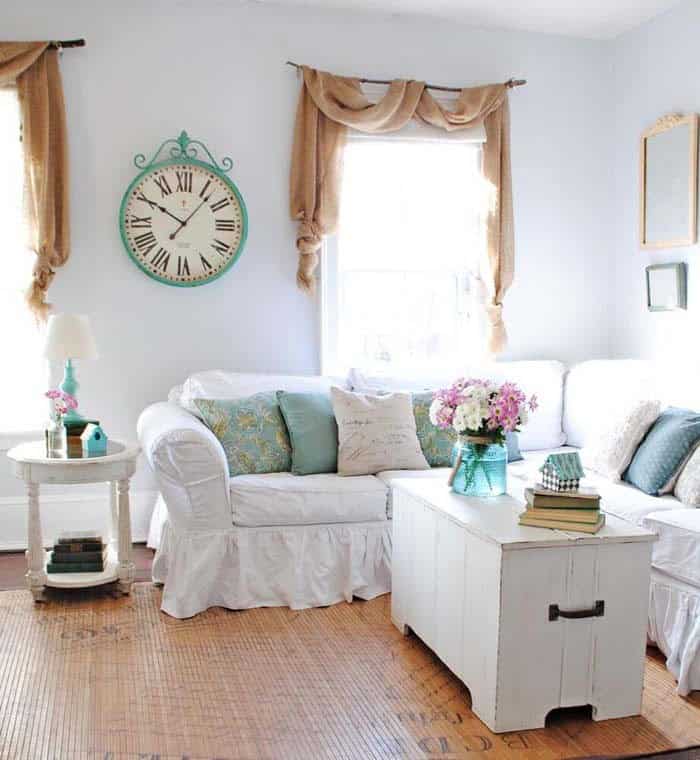 Add Turquoise And Pink To A White Room