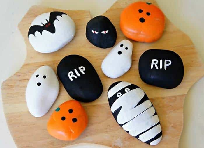 Halloween Painted Rocks