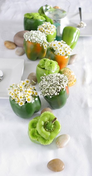 Transform Your Dining Room with a Green Pepper Centerpiece