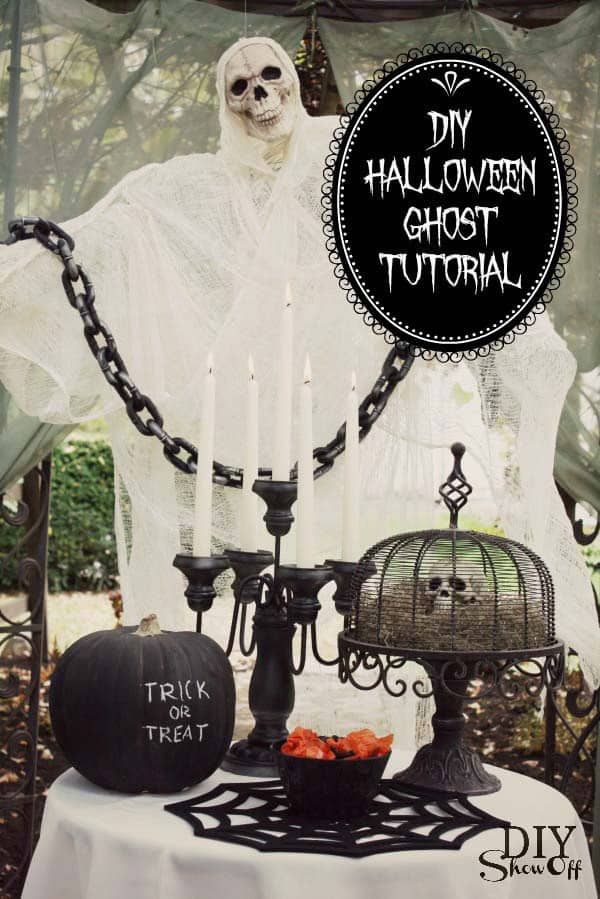 Easy Cheesecloth Ghost