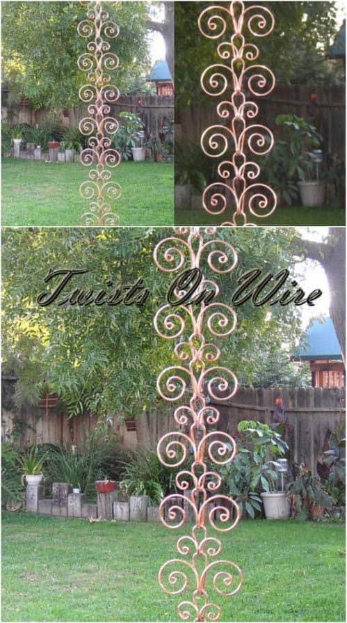 DIY Copper Piping Swirls