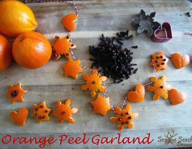 Sweet Smelling Citrus Clove Garland