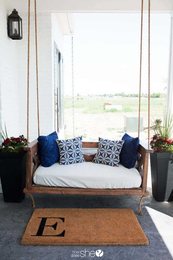 Cherish Swinging Moments on Your Porch with a DIY Swing