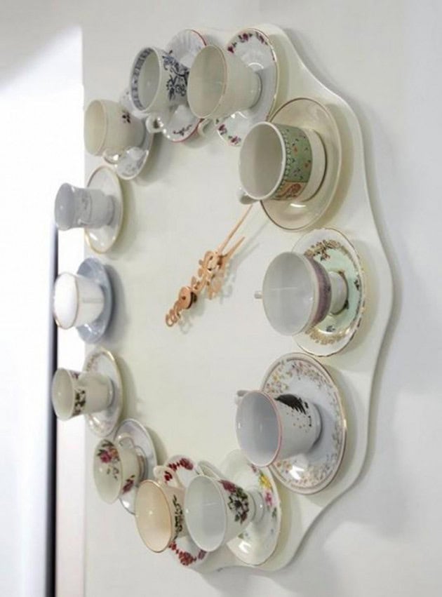 Get Creative with a Teacup Wall Clock