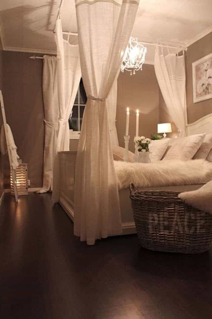 Create a Cozy, Private Space with a Linen Canopy