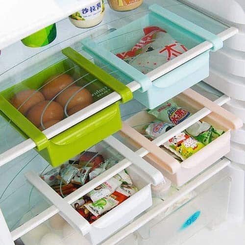 Optimize Fridge Storage with Convenient Plastic Baskets