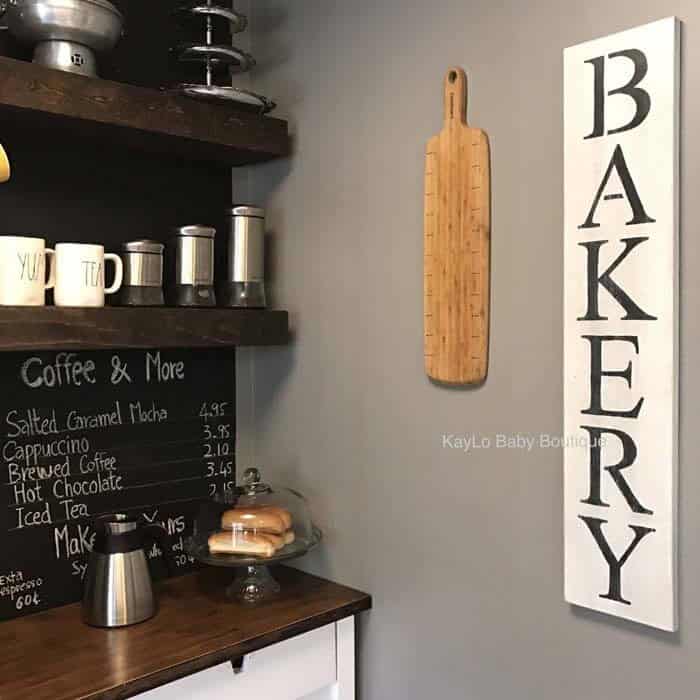 Nostalgic Bakery Sign And Coffee Bar