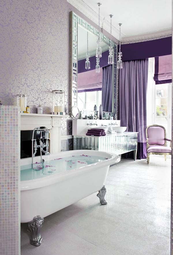 Create a Charming Atmosphere with Purple Curtains