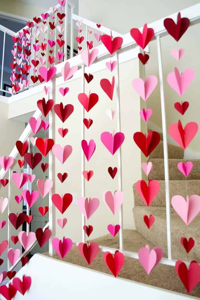 Craft a Special Heart Garland for Valentines Day