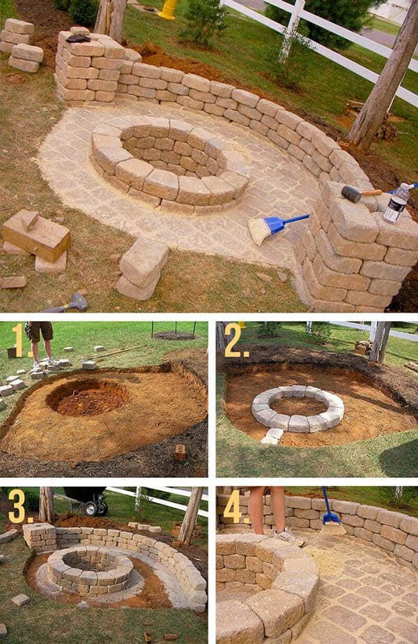 Making A Circular Fire Pit In 4 Easy Steps