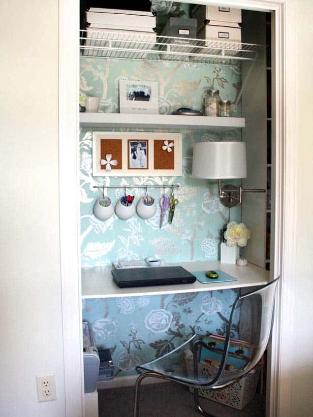 Create an Efficient Workspace with a Home Office Closet