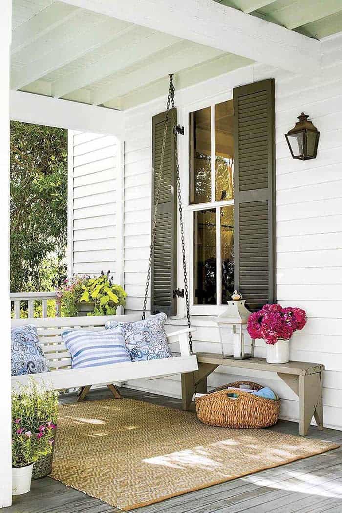 Make a Statement with High Ceilings on Your Porch