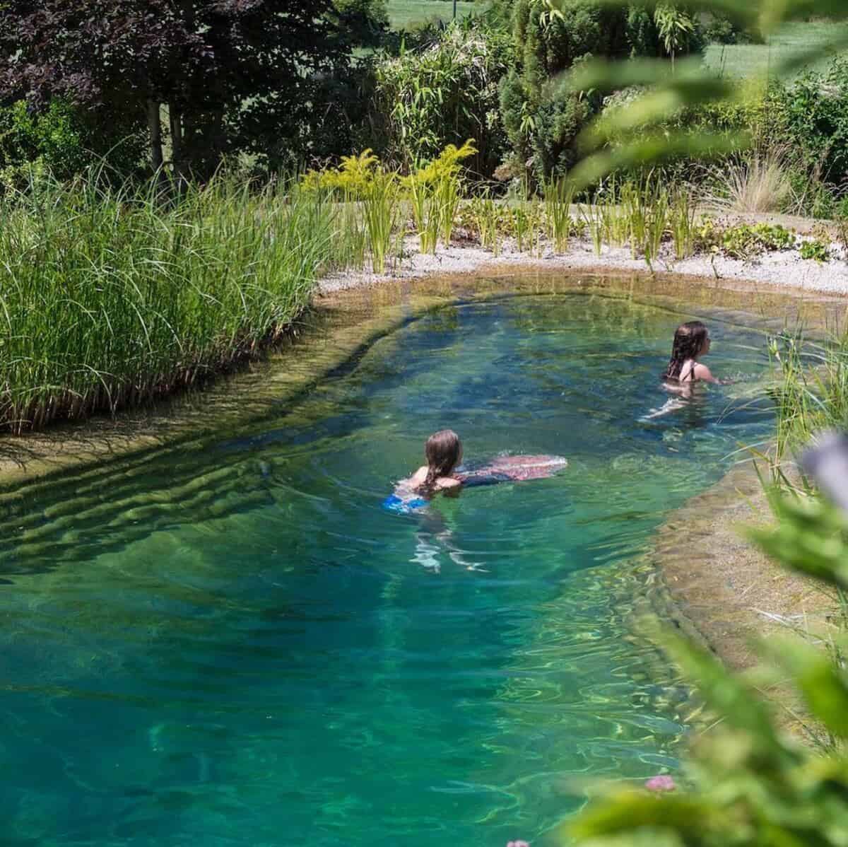 Small Pool Tucked In The Garden