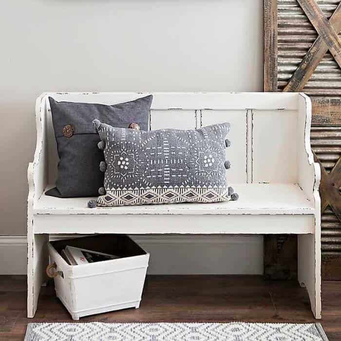 Distressed Vintage Bench