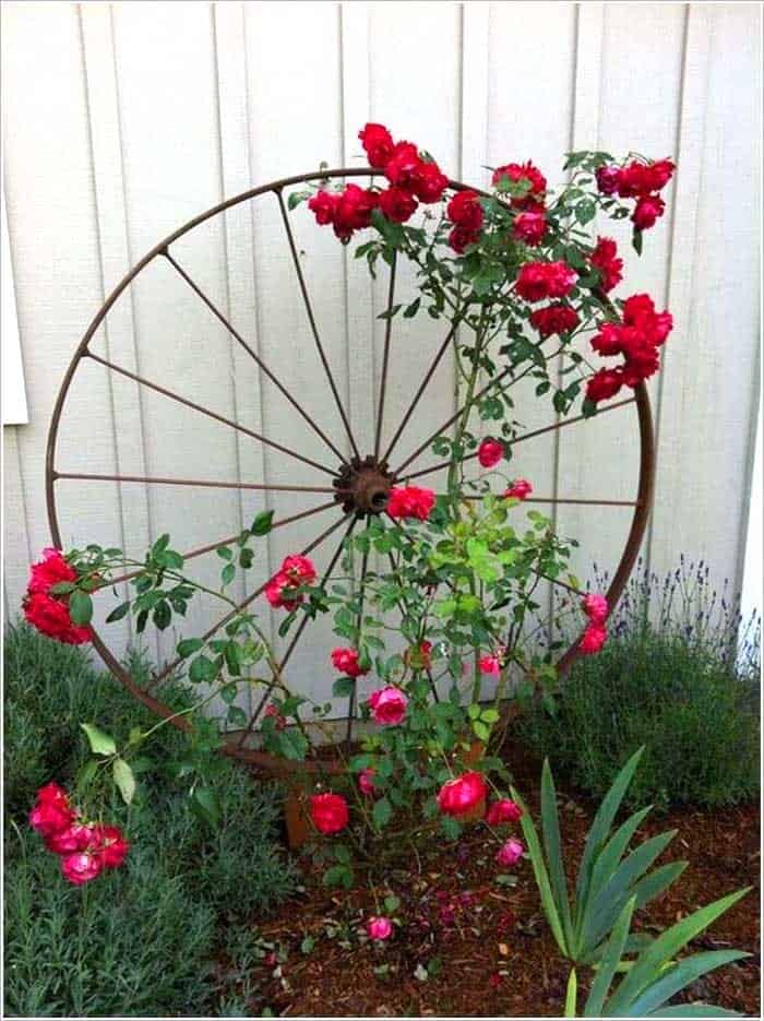 Repurposed Wagon Wheel