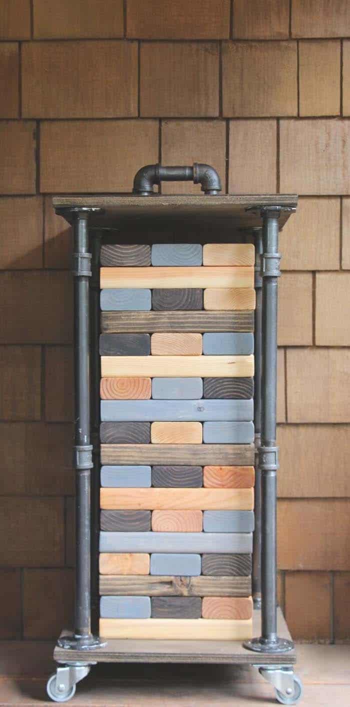 Pretty Painted Jenga