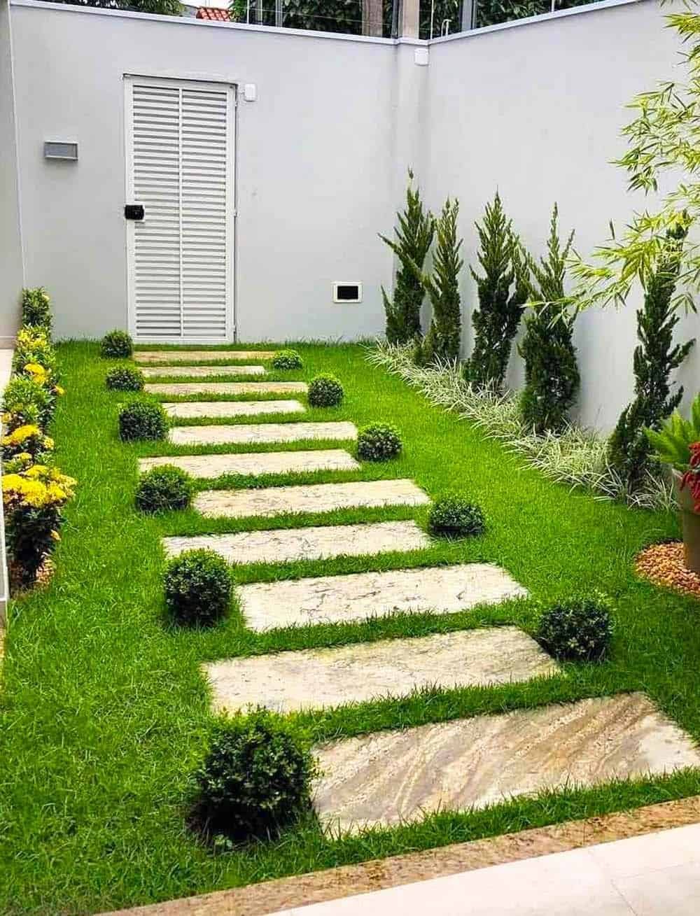 Succulent Stone Pathway