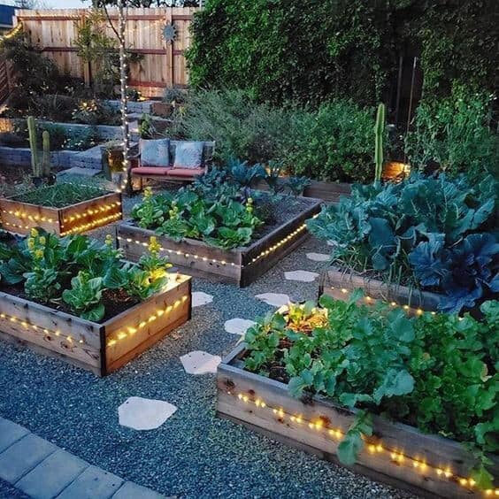 Light Up Your Potager Garden