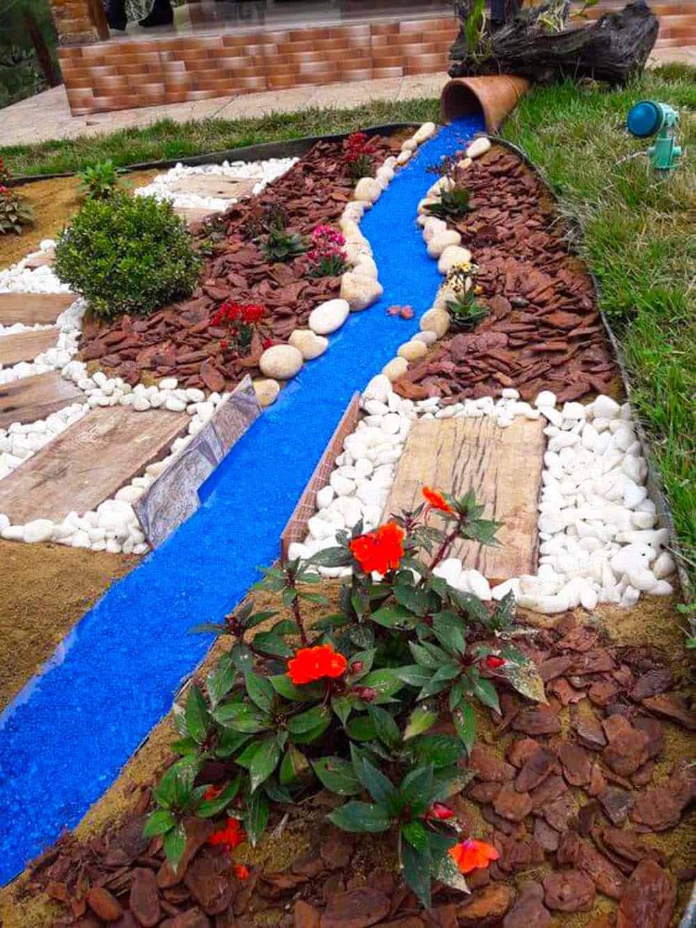 Artistic Garden Stream