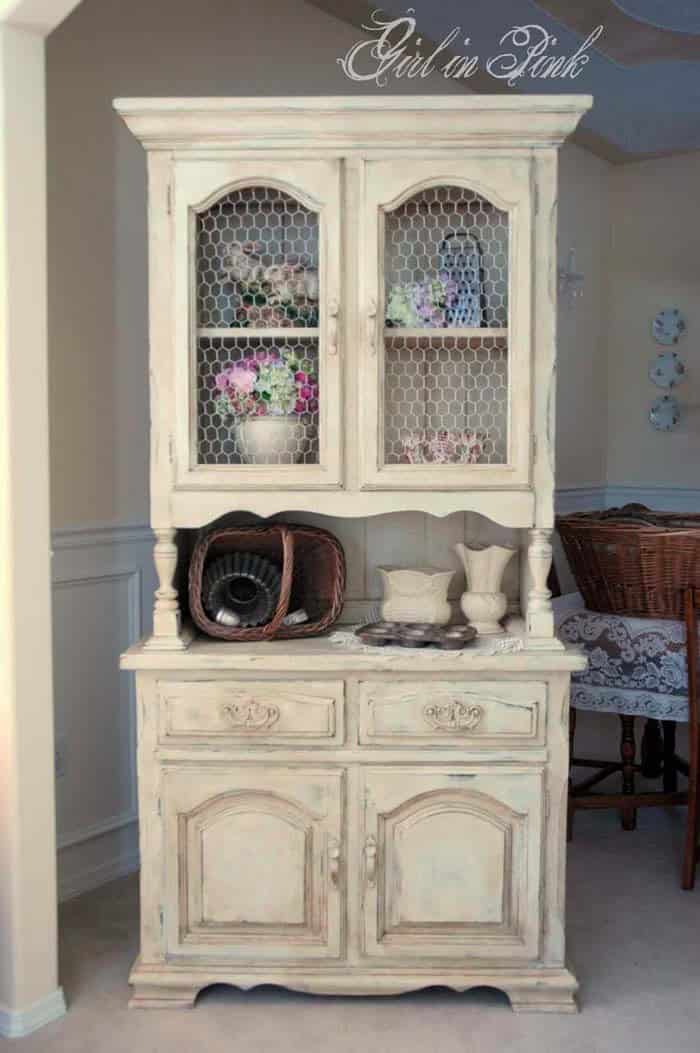 Upcycled Vintage Cabinet Adds Farmhouse Charm