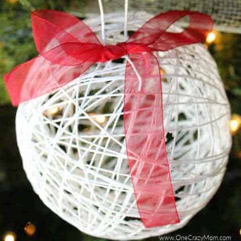 Starched String Ball Ornament