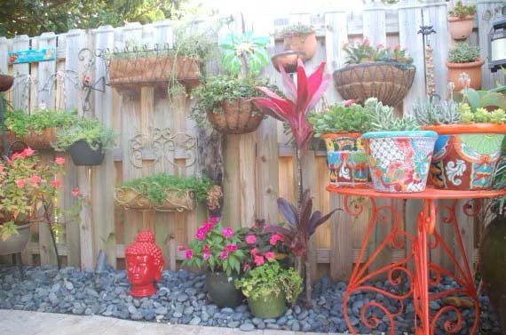 Eclectic Wall Mounted Garden