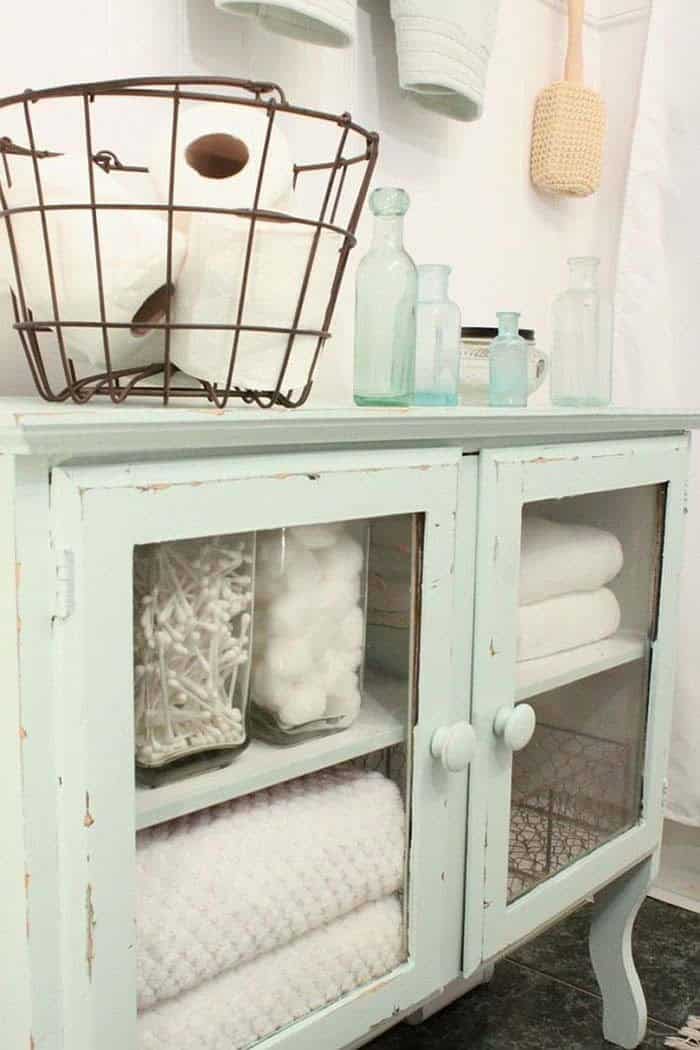 Glass Door Visible Storage Cabinet