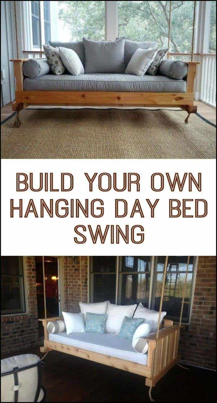 Build an Easy DIY Swing Daybed with the Right Tools