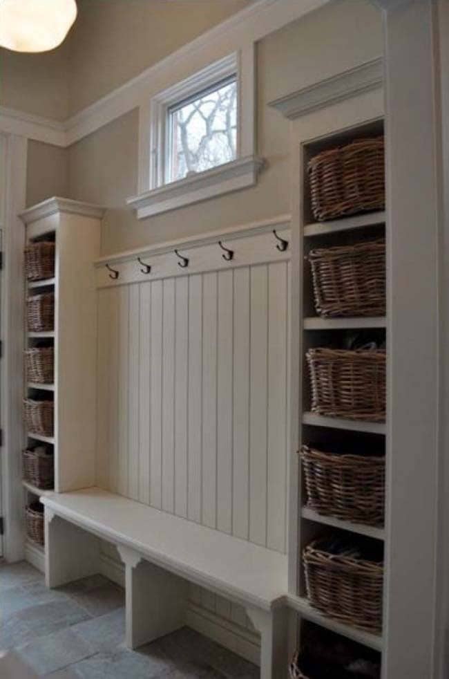 Built-Ins Add Basket Storage