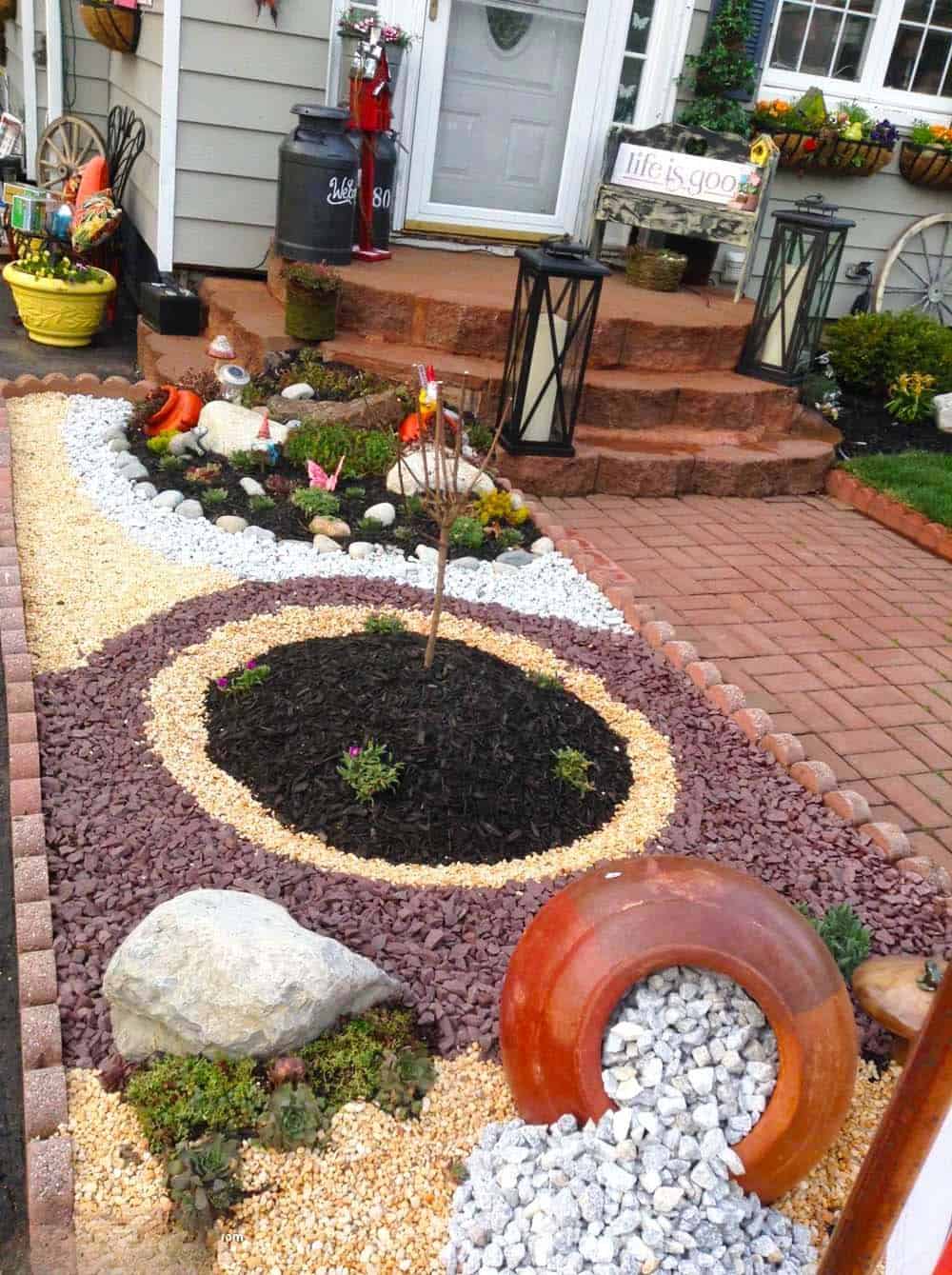 Artistic Mulch Motif