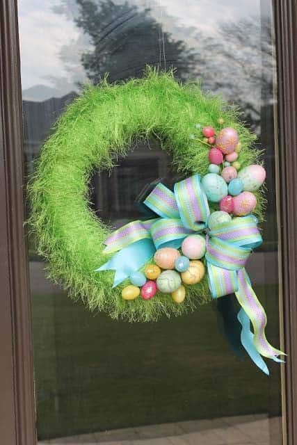 Bring Nature to Your Porch with an Easter Grass Wreath