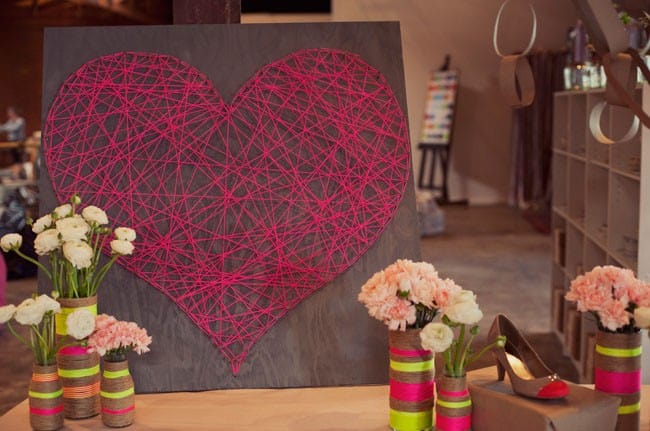 Express Your Love with a Lovely String Heart Art Gift