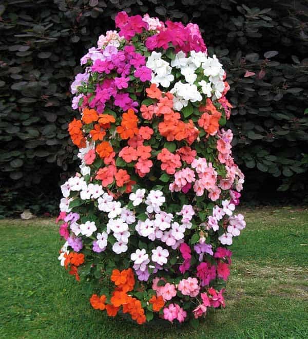 Towering Flower Bed Is a Beautiful Idea