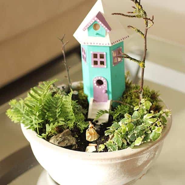 Build a Contemporary Tower House for Your Fairy Garden