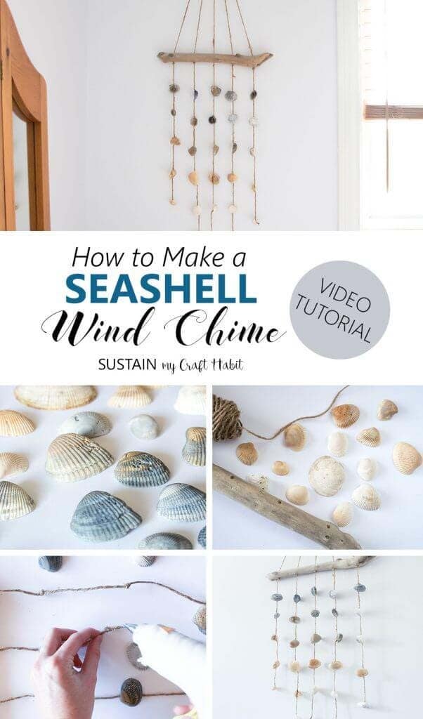 Craft Delicate Wind Chimes From Seashells