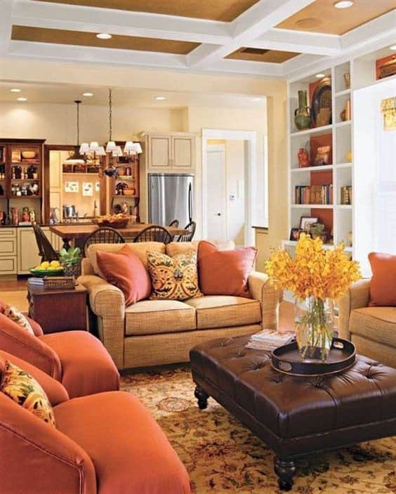 5 Quick Tips To Add  an Autumn Touch to Your Living Room