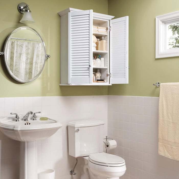 Cabinet Above The Toilet